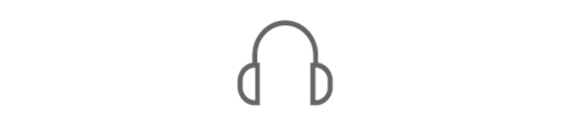 Ikona koja prikazuje slušalice I simbolizira zaštitu od buke.